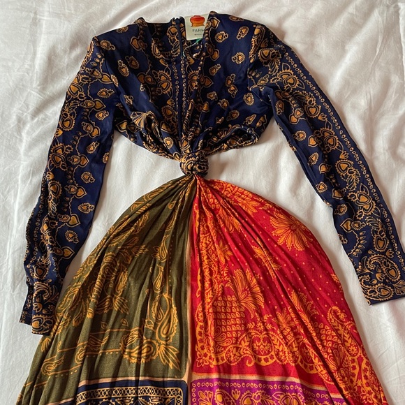 FARM Rio Bandana Dream Cut Out Dress NWT - Picture 5 of 8